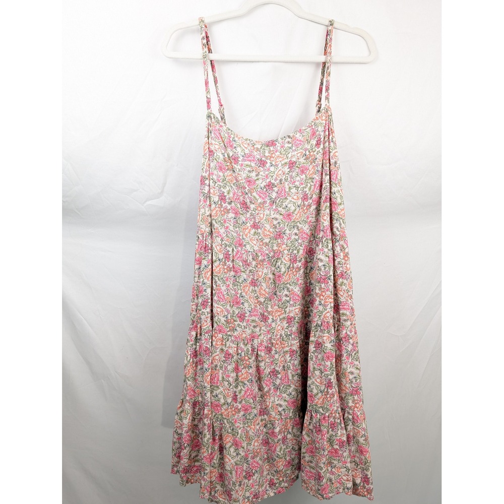 Old Navy Pink Floral Midi Dress - Picture 2 of 9